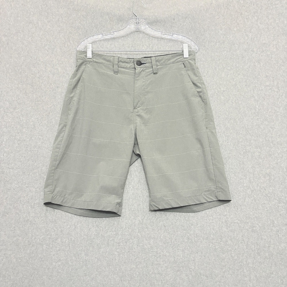 Billabong Shorts Mens *32 Plaid Gray Casual Crossfire Submersible Beach Outdoors